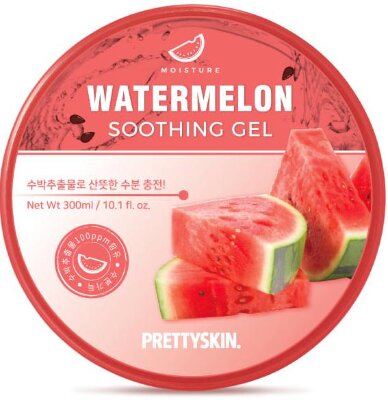 Мультифункциональный гель для лица и тела Prettyskin Watermelon Soothing Gel 300 ml