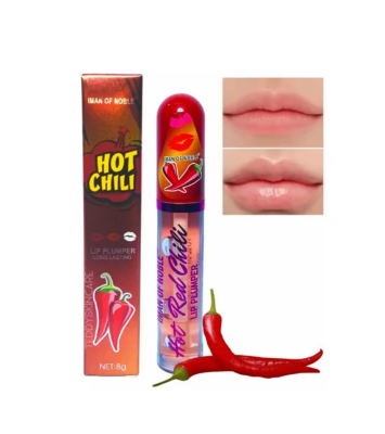 Блеск для увеличения объёма губ Iman of Noble Hot Chili 8g