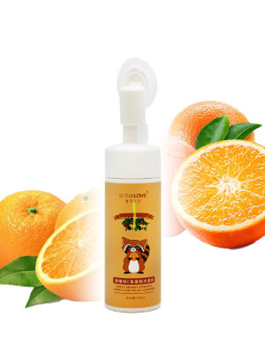 Пенка для умывания с щеточкой с экстрактом апельсина SersanLove Cleansing Mousse Amino Acid 150мл