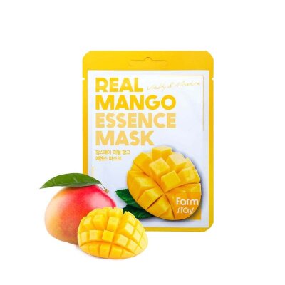Тканевая маска для лица с экстрактом манго FarmStay Real Mango Essence Mask