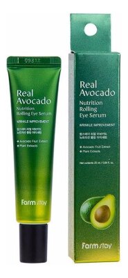 Сыворотка для кожи вокруг глаз FARM STAY Real Avocado Nutrition Rolling Eye Serum 25мл