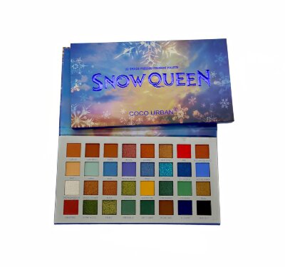 Палетка теней для век Coco Urban Snow Queen 32 Shade Pressed Pigment Palette