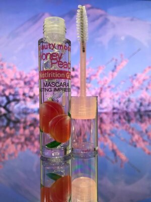 Фиксирующий гель для бровей и ресниц Beauty model Honey Peach Mascara & Nutlrition Gel