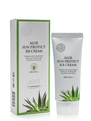 Тональный крем Jigott Aloe Sun Protect BB Cream SPF41 PA++