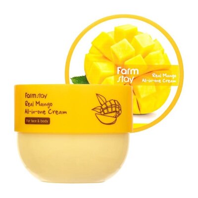 Крем для лица и тела с экстрактом манго FARMSTAY Real Mango All-in-One Cream 300 ml
