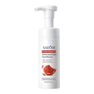 Эффективно очищающая мусс- пенка с экстрактом граната Sadoer Pomegranate Amino Acid Clean Face Mousse 150 ml