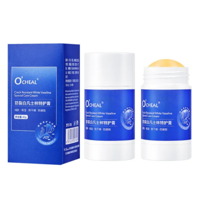 Увлажняющий бальзам стик для рук и ног с витамином Е O’CHEAL Crack Resistant White Vaseline Special Care Cream 40g