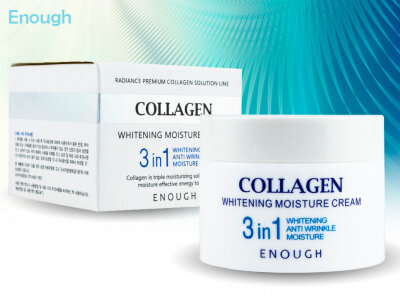 Увлажняющий крем 3 в 1 с коллагеном и отбеливающим эффектом Enough Collagen Whitening Moisture Cream 50мл