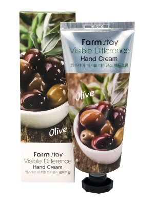 Крем для рук с оливковым маслом FarmStay Visible Difference Olive Hand Cream 100 g